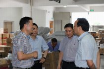市委常委、宣傳部長何加順來我公司調(diào)研